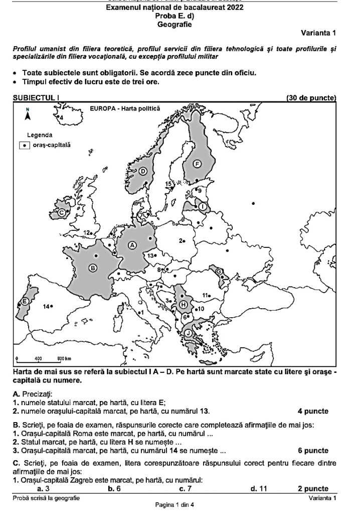 Geografie 1