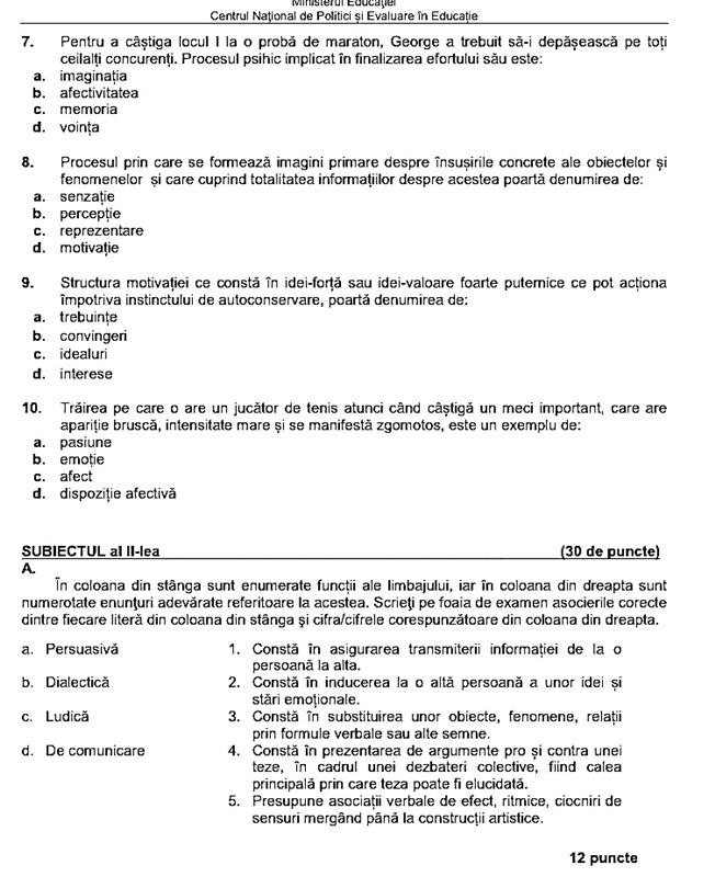Psihologie 2