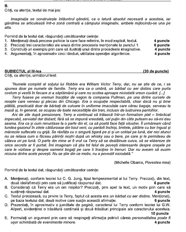 Psihologie 3