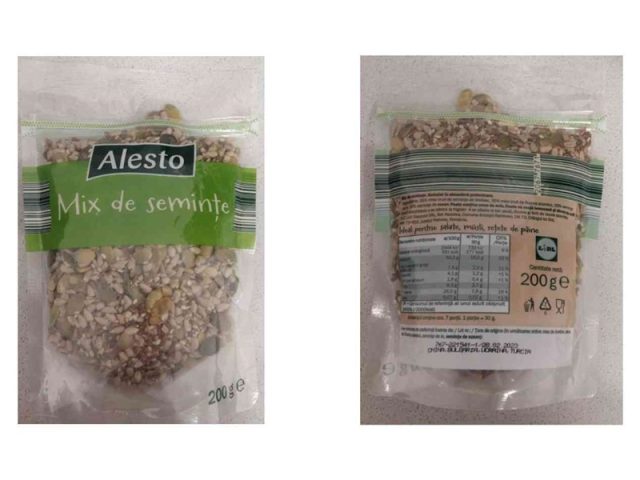 Atenţie cumpărători! Suspiciuni de Salmonella la seminţe Alesto Mix vândute de Lidl