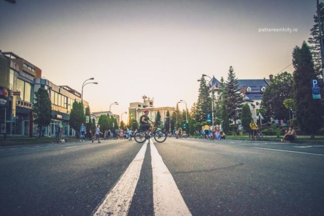 10 zile fără mașini centru orașului Piatra Neamț