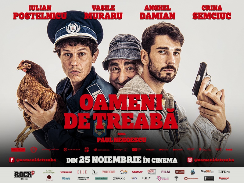Film românesc. Oameni de treabă, o comedie neagră, din 25 noiembrie în cinematografe. Lansare și la Piatra Neamț