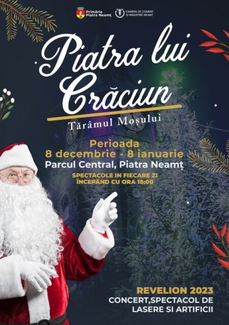 Piatra-Neamț &#8211; Piatra lui Crăciun devine Tărâmul Moșului
