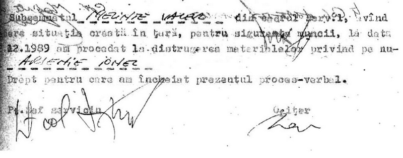 Decembrie 1989: Neamț, județ liniștit, cu sinteze și buletine informative distruse