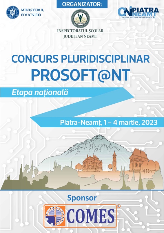 Olimpiada Internațională de Informatică pe Echipe și Concursul Pluridisciplinar PROSOFT la Piatra Neamț