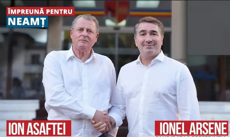 Şedinţa de îndată de la CJ Neamţ : alegeri pentru Ion Asaftei ion asaftei si ionel arsene resize