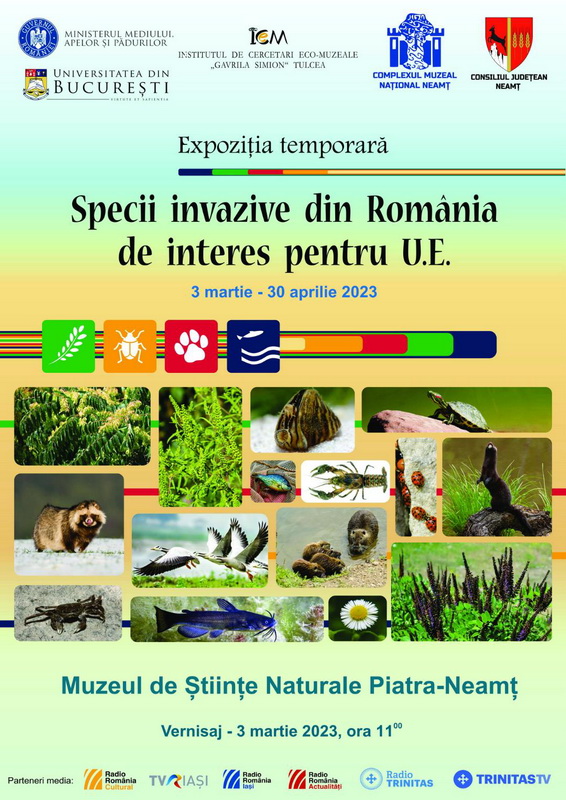 La Muzeul de Ştiinţe Naturale se va deschide expoziţia &#8220;Specii invazive din România&#8221;