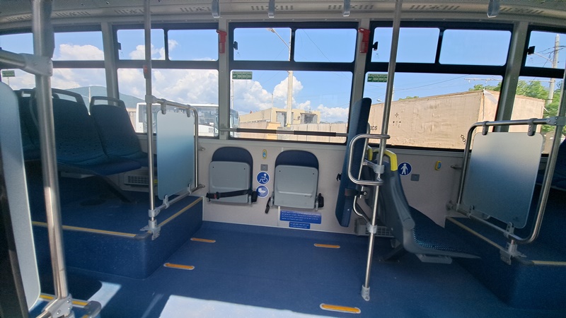 VIDEO. Primul autobuz electric a ajuns la Piatra-Neamţ
