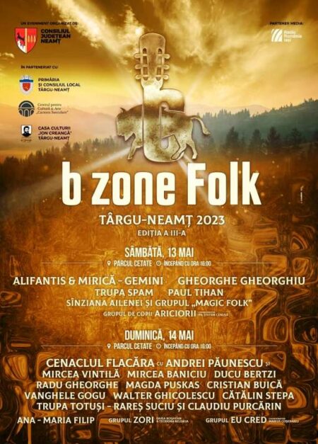 Foto. Pregătiri  la final pentru ediția a III-a a Festivalului B Zone Folk de la Târgu-Neamț