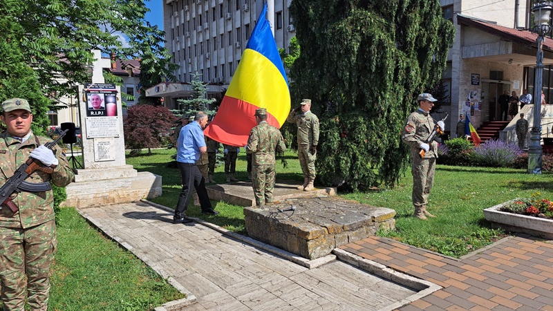 VIDEO. Piatra Neamț: Ceremonie de Ziua Drapelului Național