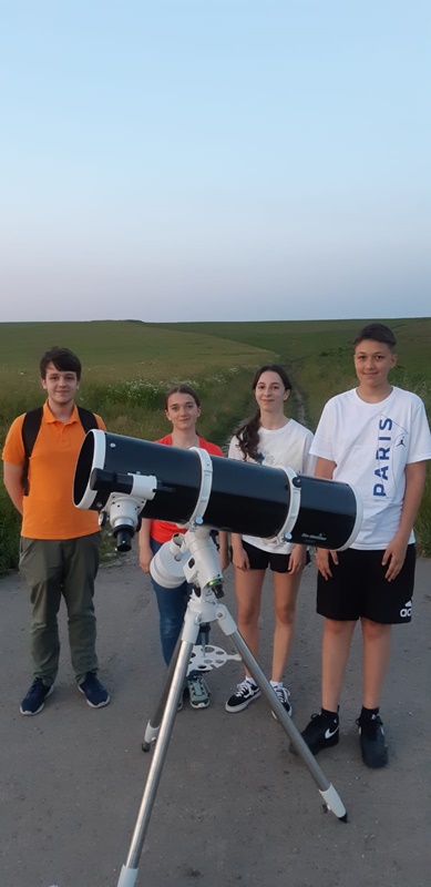 Unul din cei 4 rareșiști testați este selectat în lotul României la Olimpiada Internațională de Astronomie și Științele Spațiului