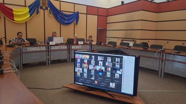 Martor live la o ședință on-line de Consiliu județean