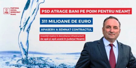 Daniel Harpa, președinte PSD Neamț: ”Avem acum certitudinea că vom circula pe autostrada Unirii în următorii ani!”