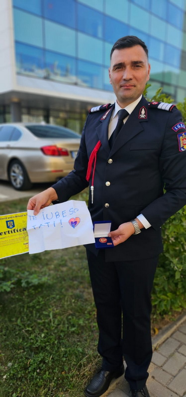 Bogdan Pruncu: drumul de la servant pe ultima mașină, la Pompierul de Onoare al anului