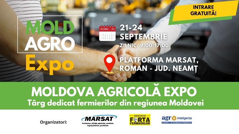 Ministrul Agriculturii vine la Roman la „MoldAgro Expo 2023”