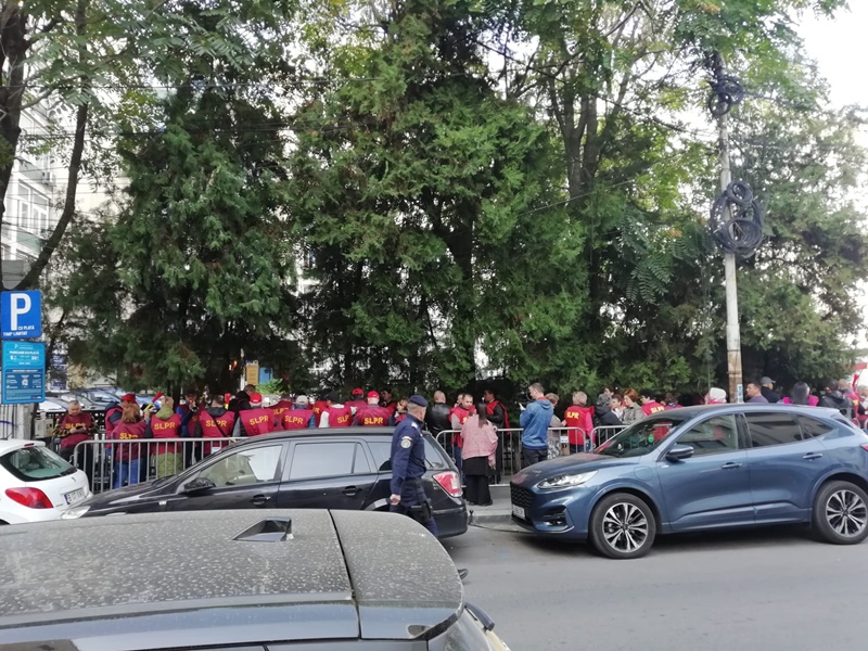Și poștașii protestează: o delegație din Neamț a fost la acțiunea organizată în Capitală