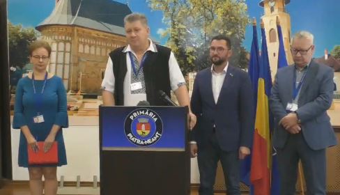 VIDEO. Conferință de presă Primăria Piatra Neamț. Stadiul de implementare al proiectelor din municipiu