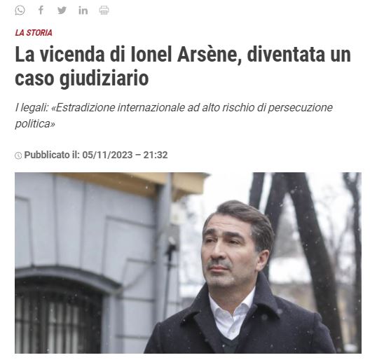 O ultimă încercare a lui Ionel Arsene de a evita extrădarea în România