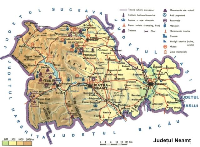 Judetul Neamt sursa Harta Romaniei