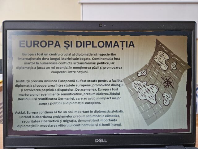“Ambasadorii diplomației și păcii” la Colegiul Tehnic Forestier Piatra Neamț