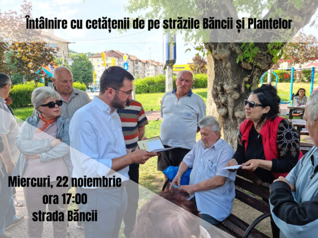 Primăria Piatra Neamț anunță o întâlnire cu cetățenii de pe străzile Băncii și Plantelor