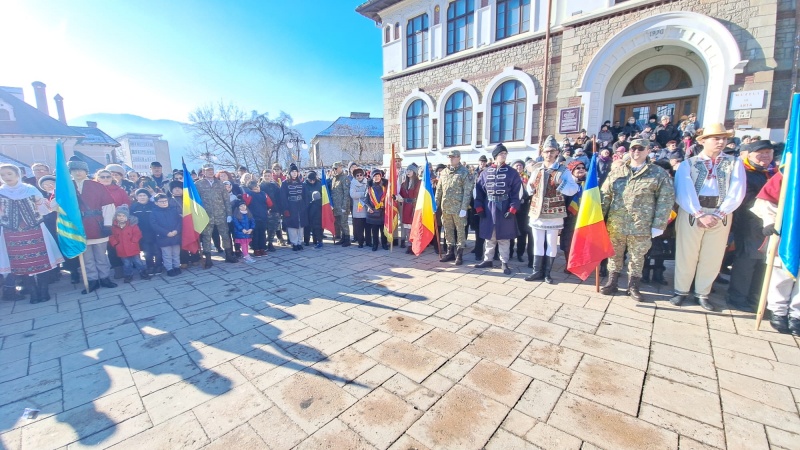 VIDEO. FOTO. Manifestare dedicată comemorării Zilei Unirii Principatelor Române la Piatra Neamț