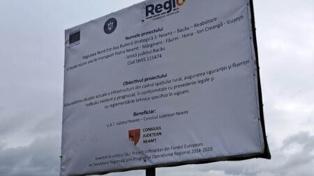 Dumnezeu cu mila: Noua axa rutieră strategică din Neamț cu pod cu trafic restricționat