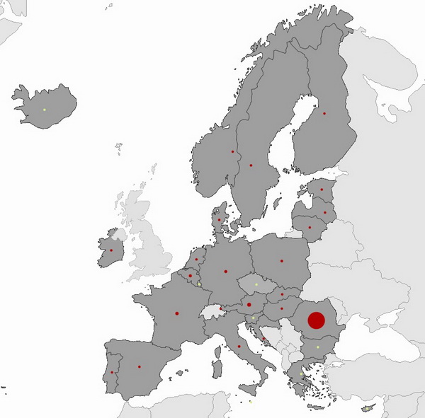 Efectul ”consultațiilor medicale” tip Facebook / România e bulina roșie a rujeolei pe harta Europei