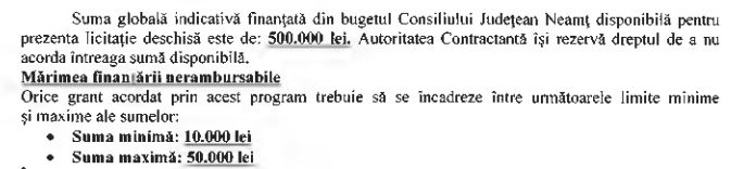 CJ Neamț: Ghid de practici proaste cu finanțările nerambursabile