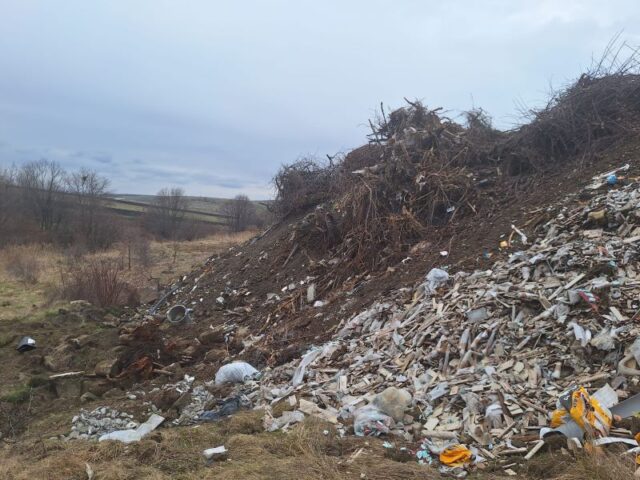 Foto. Groapă de gunoi tolerată de Garda de mediu la Târgu-Neamț?