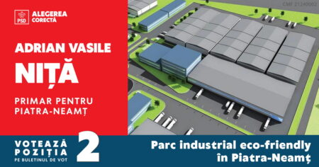 Parc industrial eco-friendly în Piatra-Neamț