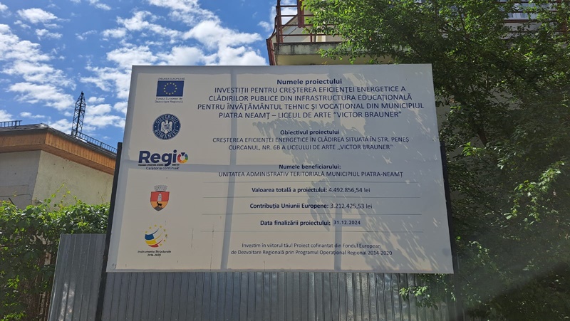 VIDEO. FOTO. Lucrările la corpul principal al Liceului de Artă realizate în proporție de 90% 2 IMG 20240514 WA0022