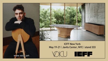 Designerul din Piatra Neamț, Voicu Crețu, lansează brandul VOICU la ICFF New York
