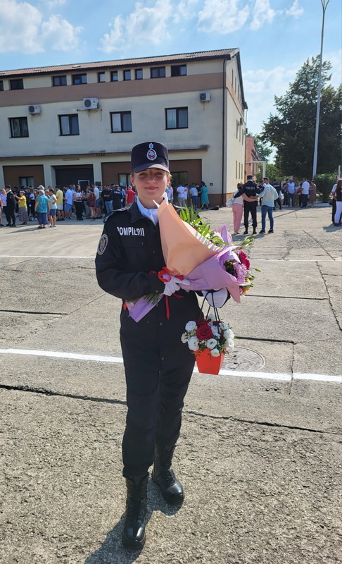 Ioana Toader, prima femeie pompier de intervenții din Neamț: „Viața cazonă este grea, dar frumoasă”