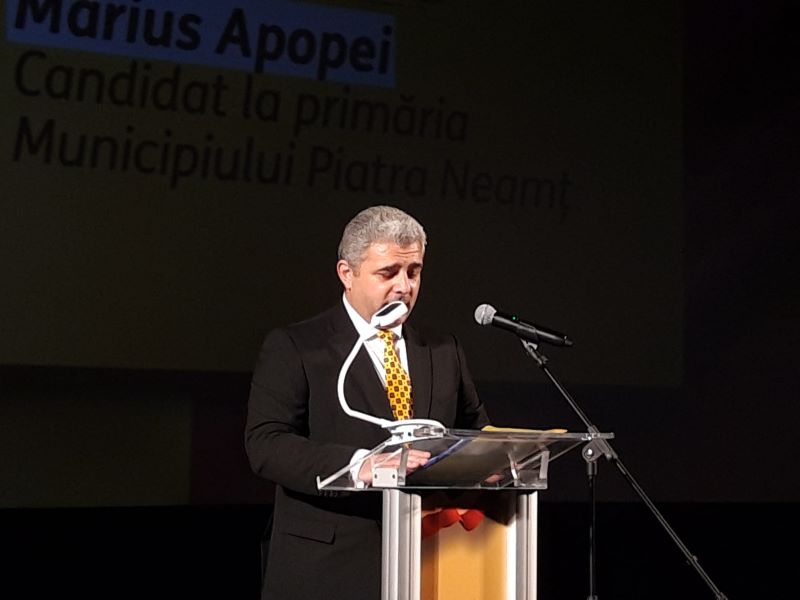 Candidatul AUR la Primăria Piatra-Neamț &#8211; Marius Apopei: evaluator manageri publici (tehnocrați), specialist în fonduri europene, expert al Băncii Mondiale, activist civic