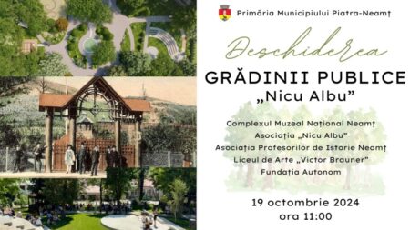 Grădina Publică „Nicu Albu” se deschide sâmbăta aceasta Invitatie deschidere gradina Publica Nicu Albu