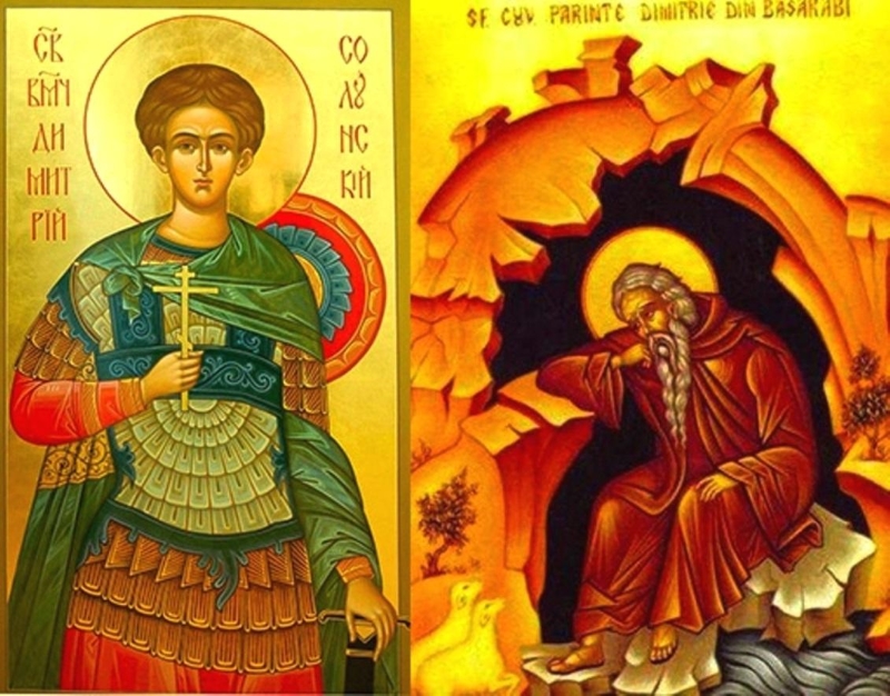 Creștinii ortodocși sărbătoresc pe 26 și 27 octombrie Sfântul Mare Mucenic Dimitrie Izvorâtorul de Mir și Sfântul Cuvios Dimitrie cel Nou, Ocrotitorul Bucureștilor Sfântul Mare Mucenic Dimitrie Izvorâtorul de Mir și Sfântul Cuvios Dimitrie cel Nou, Ocrotitorul Bucureștilor