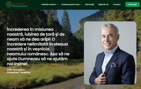 georgescu si site ul lui