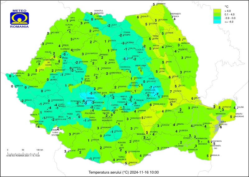 Vreme rece și posibil ceață în acest sfârșit de săptămână 