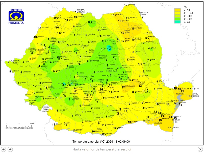 Vremea pe weekend în Neamț