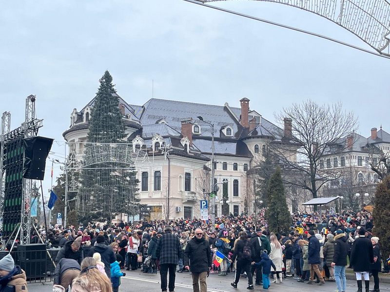 Festivitate 1 Decembrie Piatra Neamț Parcul Central