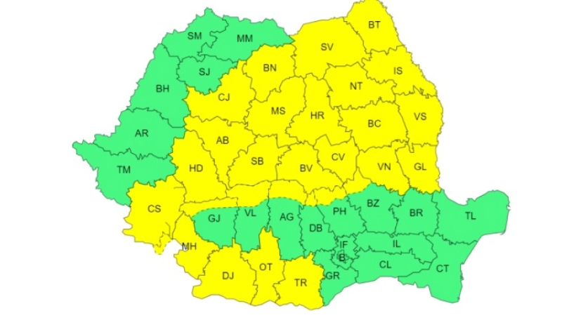 Schimbare în registrul meteo: se anunță precipitații și vijelii