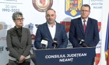 În direct. Conferință de presă la Consiliul Județean Neamț CJ