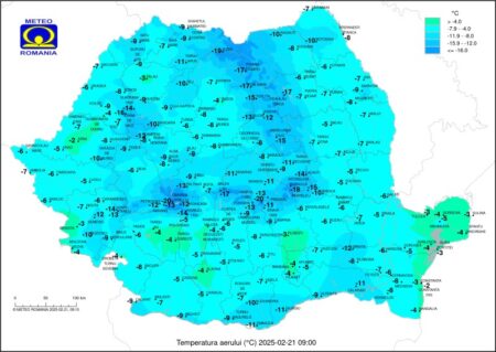 Ger năprasnic în Neamț. Temperaturi de până la -20 de grade