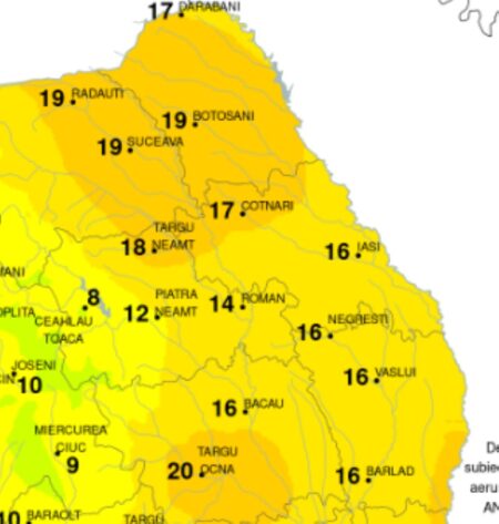 Vreme deosebit de caldă în acest sfârșit de săptămână în Neamț