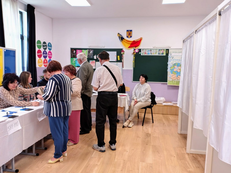 alegeri 2025 sectie de vot interior