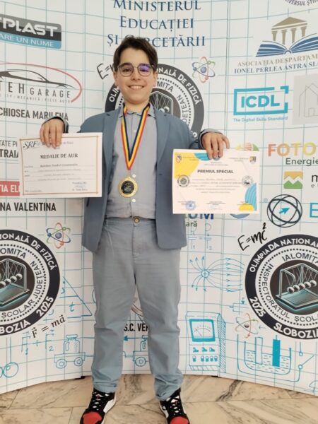 teodor balaban medalia de aur si premiu