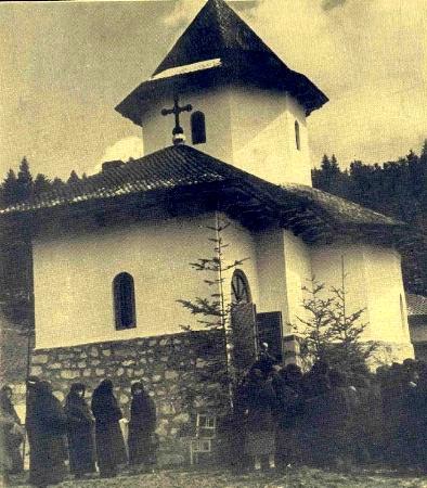 Biserica Agapia din deal in anul 1938