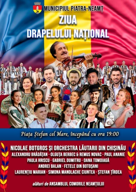 afis Ziua Drapelului spectacol