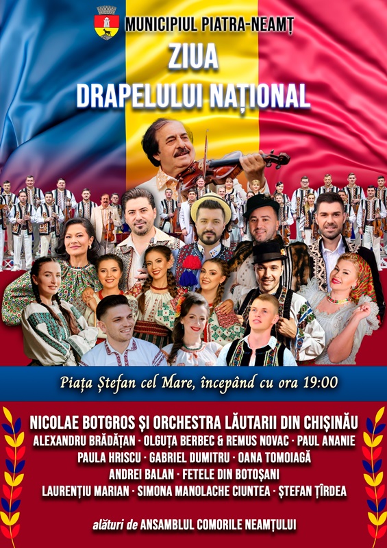 afis Ziua Drapelului spectacol
